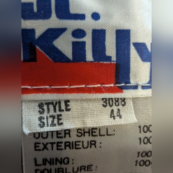 Vintage JC Killy Snowpant Bibs. Never Worn EU 44 Blue With White Racer Stripe - Picture 9 of 11